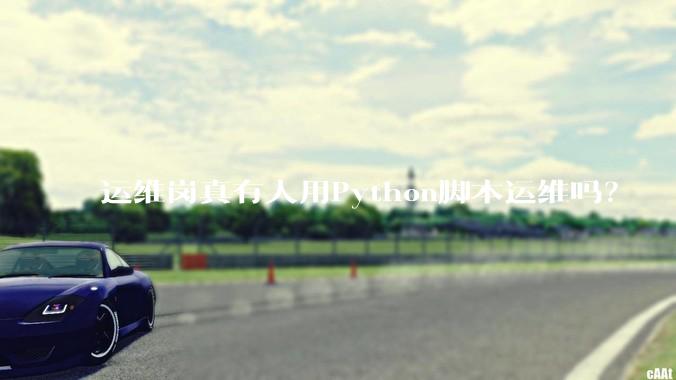 运维岗真有人用Python脚本运维吗？