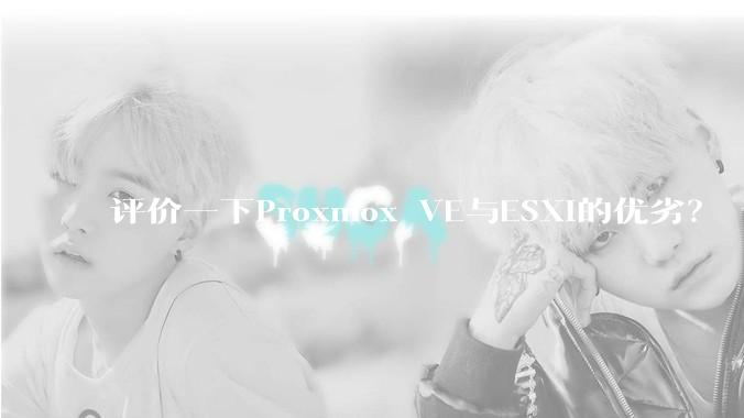 评价一下Proxmox VE与ESXi的优劣？