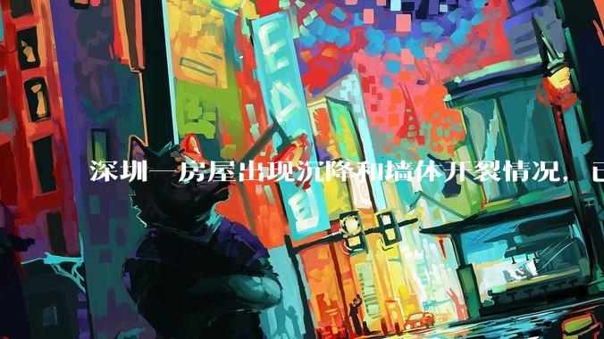 深圳一房屋出现沉降和墙体开裂情况，已封控 25 栋房屋，为什么会出现这种情况？有哪些安全隐患？